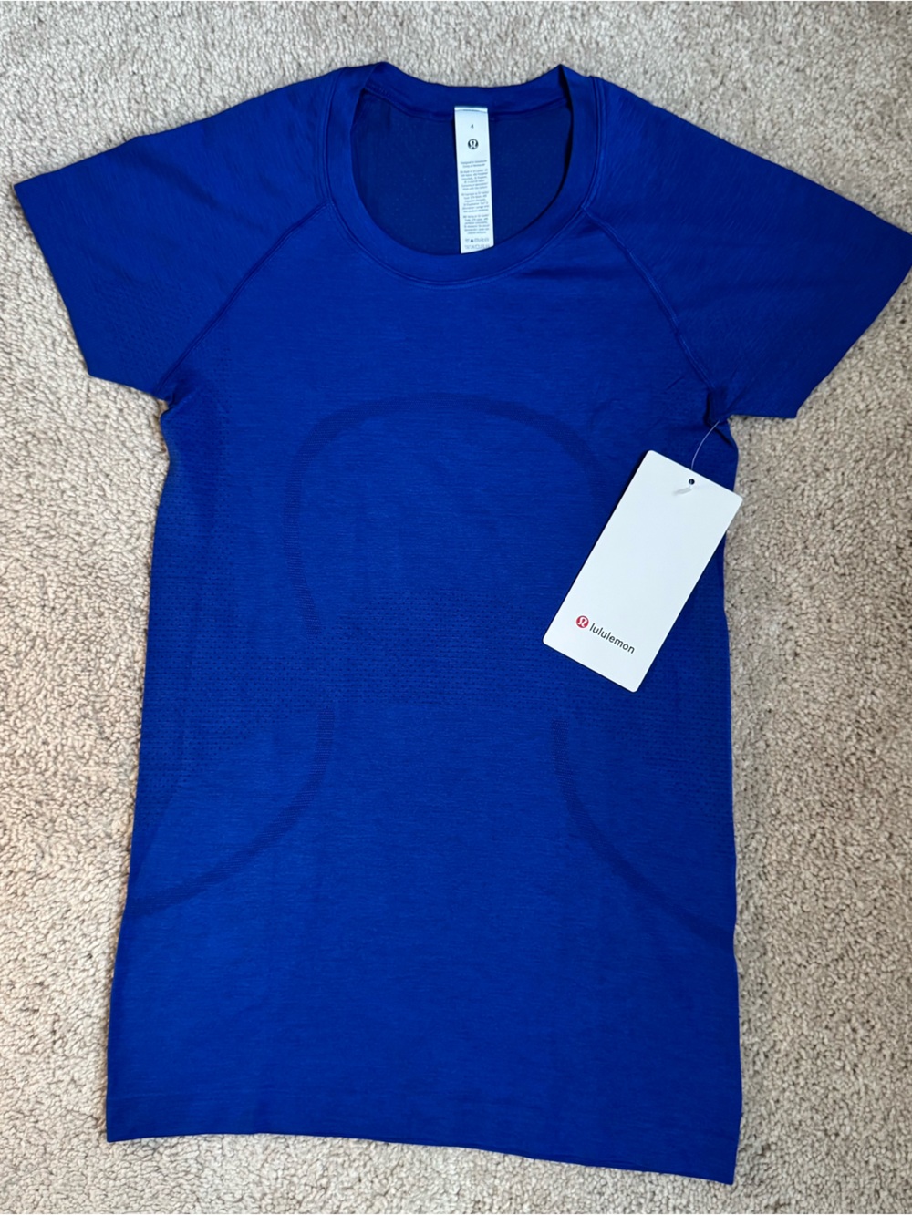 Lululemon Swiftly Tech Short Sleeve | Clubhouse Blue 💙 | Size 4 | NWT